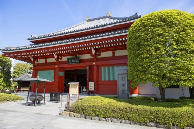 Tokyo, Japonya, 04/20/2017, küçük pagoda Yogodo Hall, Budist Tapınağı Asakusa Kannon Tokyo topraklarında. Tanrıça Kannon öğretilerini aşağıdaki ve eğitim faaliyetleri meşgul Buda grup adanmış. Yogo olduğunu 