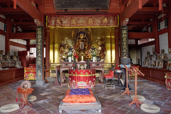 Nagasaki Japan 2017 Sofukuji Temple Interior Temple Goddess Sea Territory — Stock Photo, Image