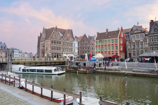 Gand Belgio 2013 Paesaggio Urbano Gand Una Delle Magnifiche Città — Foto Stock