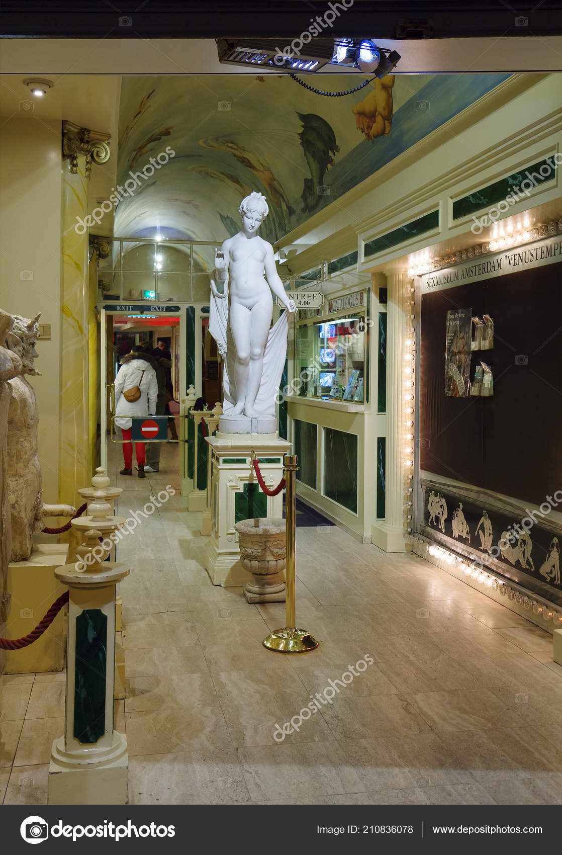 Amsterdam Netherlands 2013 Sex Museum Sex Ages Motto Museum Words Stock Editorial Photo