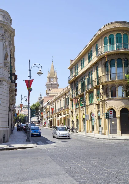 Messina Italien 2012 Stadsbilden Messina Italiensk Stad Sicilien Messina Sträckor — Stockfoto