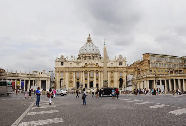 Rzym Włochy 2012 Peter Basilica Bazyliki Świętego Piotra Jest Katedra — Zdjęcie stockowe