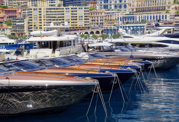 Monte Carlo Monaco 2012 Port Порт Монако Торговая Туристическая Связь — стоковое фото