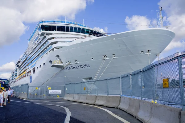 Stockholm Zweden 2010 Italiaans Cruiseschip Haven Van Stockholm Deze Liner — Stockfoto