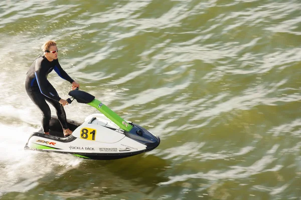 Stockholm Sweden 2010 Stockholm Fjord Jet Skiing Jet Ski Water — Stock Photo, Image