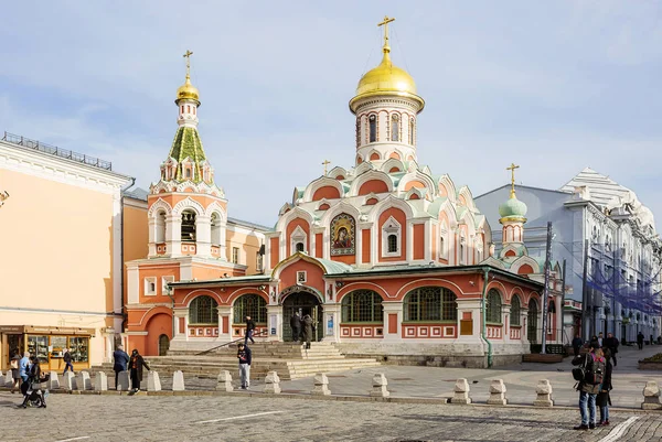 Moscú Rusia 2018 Catedral Kazán Plaza Roja Catedral Del Icono — Foto de Stock