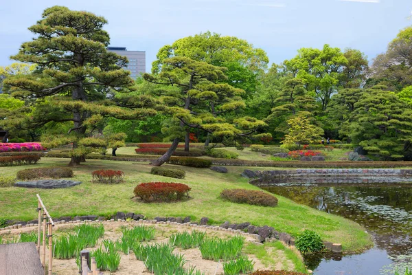 Tokio Japón 2017 Iperator Palace Park Linterna Alrededor Residencia Del —  Fotos de Stock