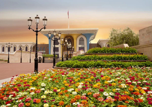 Muscat Oman Royal Palace Royal Palace Located Two Twin Forts — Stock Photo, Image