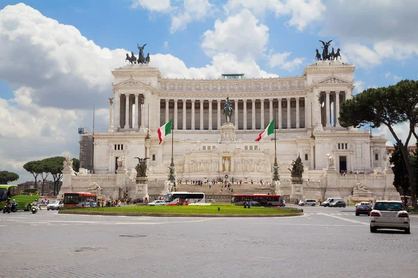 Рим Италия Памятник Алтарь Отечества Алтарь Отечества Витториано Мемориал Посвященный — стоковое фото