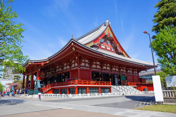 Tokyo Japonsko 2017 Asakusa Senso Temple Nejstarší Buddhistický Chrám Tokiu — Stock fotografie