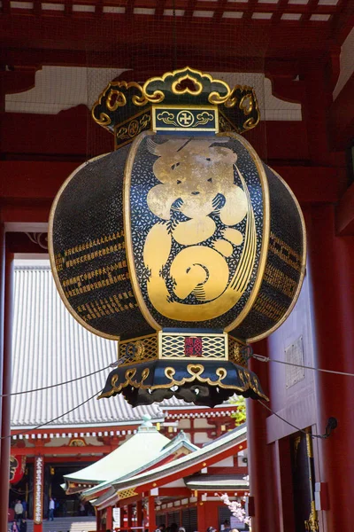 Tokio Japonia 2017 Asakusa Latarnia Świątyni Senso Najstarszych Świątyni Buddyjskiej — Zdjęcie stockowe