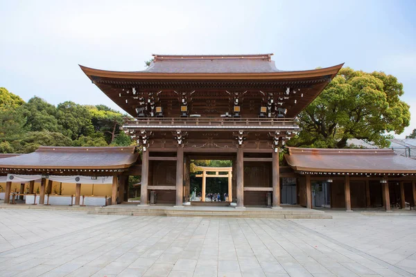 Giappone Tokyo 2017 Tokyo Santuario Shintoista Meiji Jingu Meiji Jingu — Foto Stock