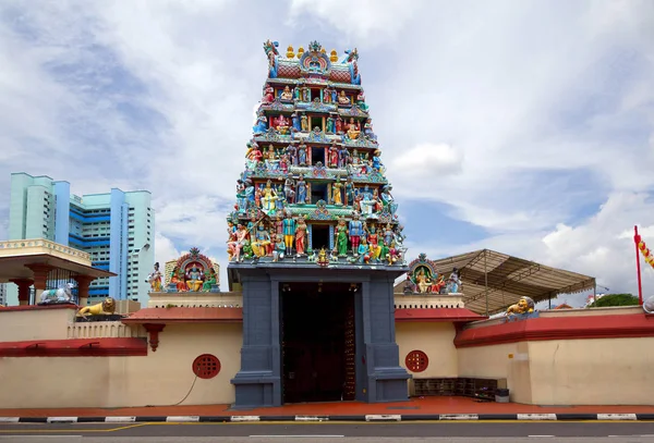 Hinduistický Chrám Sri Mariamman Sri Mariamman Temple Nachází Centru Staré — Stock fotografie