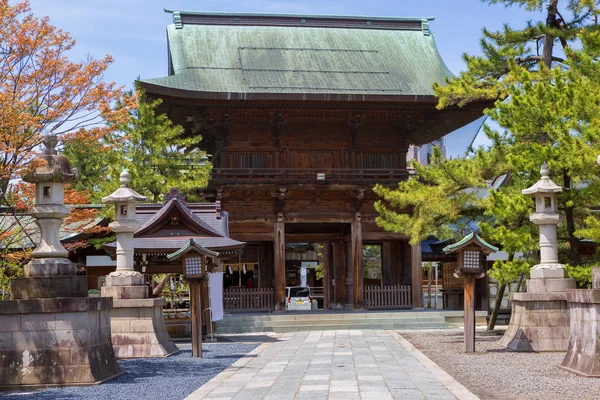 Niigata Giappone 2017 Tempio Shintoista Gokoku Cancello Dedicato Santuario Della — Foto Stock