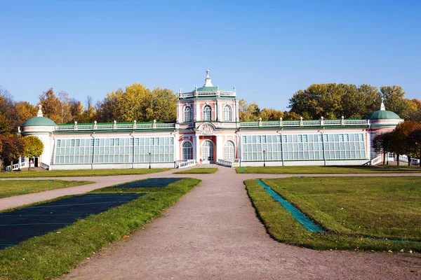 Moscow Russia 2018 Kuskovo Estate Large Stone Greenhouse 1763 Large — Stock Photo, Image