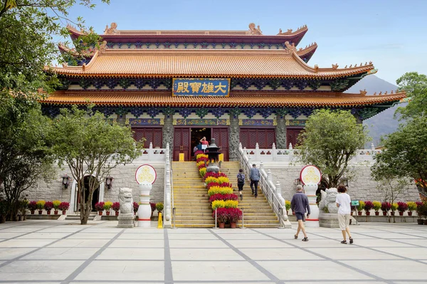 Hong Kong China 2014 Lin Monastery Lantau Island Lin Monastery — Stock Photo, Image