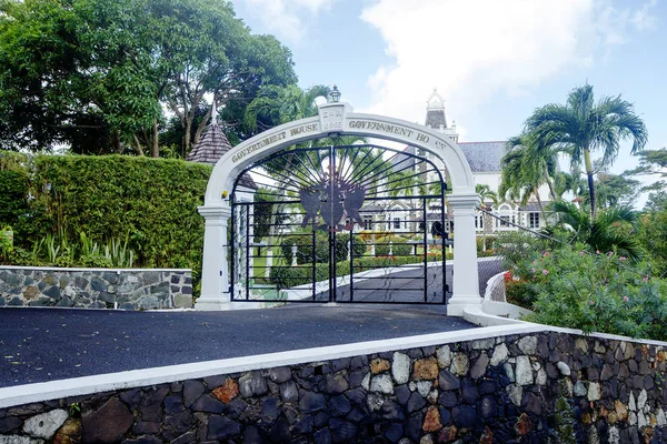 Saint Lucia Caraïben 2013 Huis Van Regering Populaire Toeristische Cultureel — Stockfoto