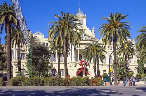 Малага Іспанія 2012 Міської Ратуші Малага Розташований Красиві Урядова Будівля — стокове фото
