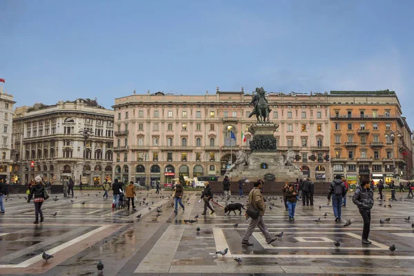 Milán Italia 2012 Monumento Víctor Manuel Monumento Víctor Manuel Milán — Foto de Stock