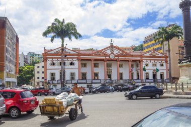 Salvador, Brezilya, 12/14/2012, cityscape. Güzellik ve El Salvador mimarisinin önemi, bir dünya mirası alanı sağlamıştır Unesco Dünya Örgütü tarafından kaydetti. Tarihi merkezinde birçok koloni binaları vardır.