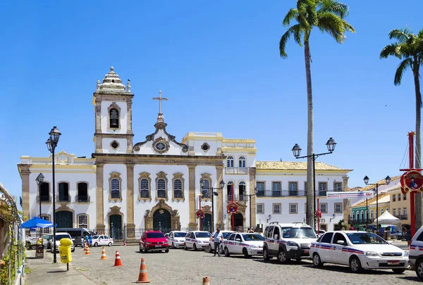 Salvador Brasile 2012 Chiesa San Domingus Una Tipica Chiesa Del — Foto Stock