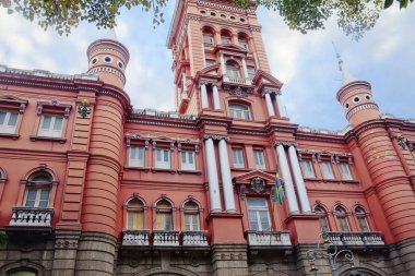 Rio de Janeiro, Brezilya, 12/19/2012, Brezilyalı itfaiye tarihi Müzesi. Brezilyalı itfaiye tarihi Müzesi binası. Düzenli yangın istasyonları Brezilya İmparator Pedro II emriyle 1856 yılında kurulmuştur.