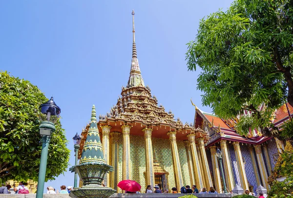 Bangkok Thaiföld 2014 Pantheon Épület Prasart Phra Debidorn Királyi Palota — Stock Fotó