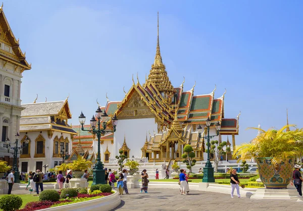 Bangkok Thajsko 2014 Dusit Maha Prasat Palác Území Královského Paláce — Stock fotografie