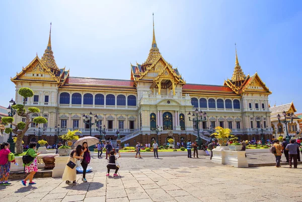 Bangkok Thajsko 2014 Královského Paláce Chakri Palace Zde Dříve Žili — Stock fotografie