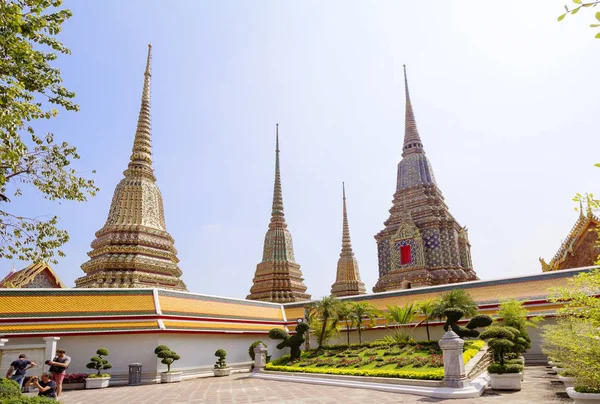 Bangkok Thaiföld 2014 Wat Pho Temple Fekvő Buddha Wat Pho — Stock Fotó