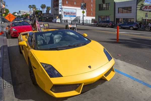 Los Angeles Usa 2016 Lamborghini Test Drive You Can Ride — Stock Photo, Image