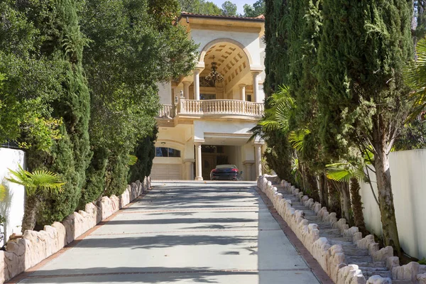 Los Angeles Usa 2016 Griffith Park Mansion Preciosa Mansión Una — Foto de Stock