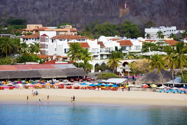 Huatulco México 2016 Playa Bahía Huatulco Paraíso Pintoresco Con Increíbles — Foto de Stock