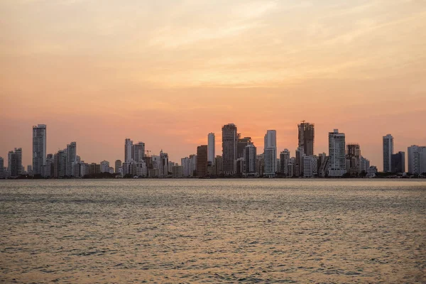 Cartagena, Colombia, Night city. Colombia\'s most charming city is beautiful at sunset.