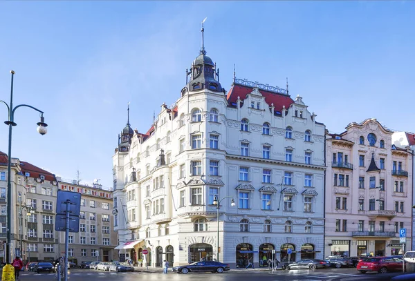 Praga República Checa 2017 Edifício Rua Paris Paris Rua Praga — Fotografia de Stock