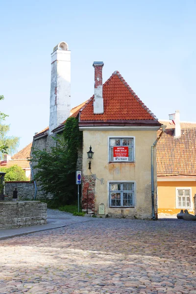 Tallinn Estonia 2010 Old Town Cozy Houses Old Tallinn Attract — Stock Photo, Image