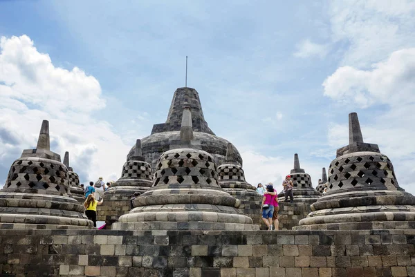 Джакарта Індонезія 2018 Року Боробудур Храм Боробудур Століття Буддійський Храм — стокове фото