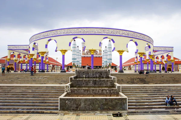 Semarang Indonesië 2018 Moskee Masjid Agung Ongelooflijke Schoonheid Adel Van — Stockfoto