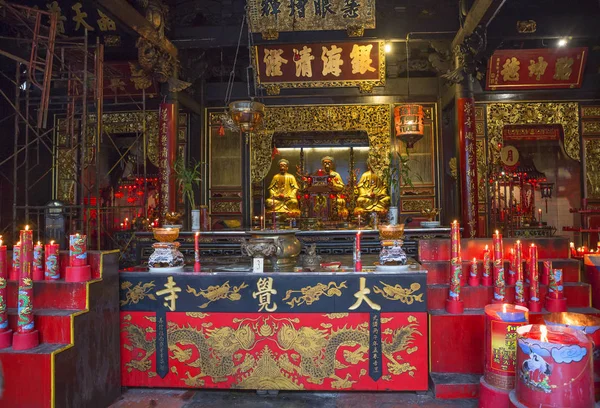 Semarang Indonesia 2018 Interiors Chinese Tay Kak Sie Temple Sacred — Stock Photo, Image