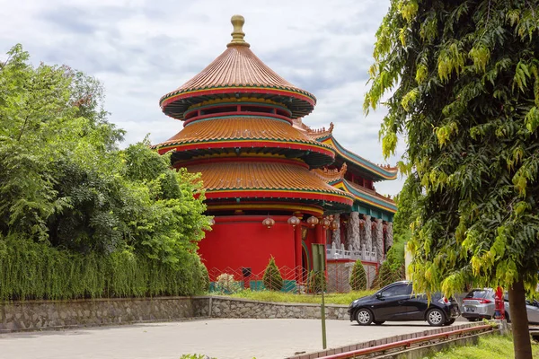 Jakarta Indonésie 2018 Taman Mini Park Belle Indonésie Miniature Temple — Photo