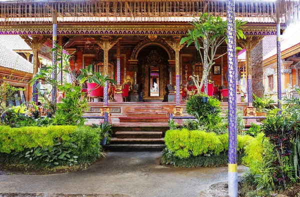 Bali, Indonesia, 01/11/2018, Ubud. Puri Saren Royal Palace. Inside. The Royal Palace is located in the heart of Ubud. The most interesting exhibit of Puri-Saren is a unique collection of furniture from the colonization, preserved surprisingly well.