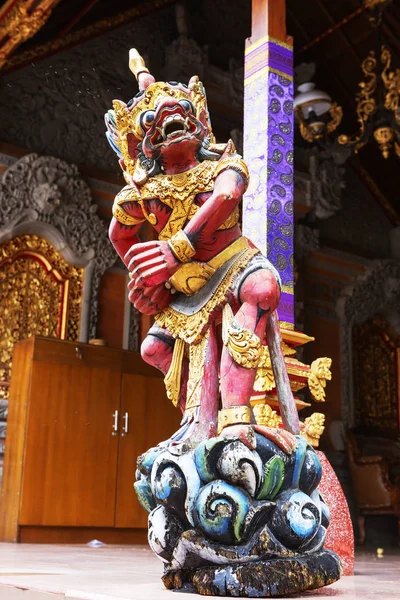 Bali Indonesia 2018 Ubud Puri Saren Royal Palace Deity Temple — Stock Photo, Image