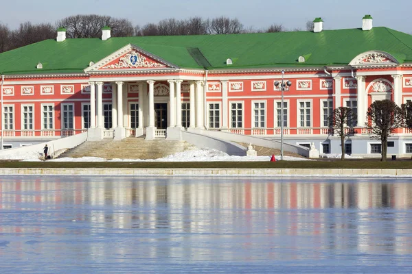 Moskau Russland 2014 Palast Kuskovo Estate Die Architektonische Lösung Des — Stockfoto