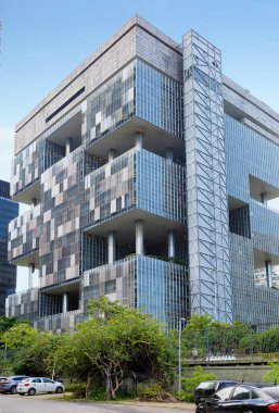 Rio de Janeiro, Brezilya, 03 / 06 / 2020, Petrobras binası. Rio 'daki en orijinal modernist binalardan biri, Brezilya devlet petrol şirketinin merkezinin bulunduğu Petrobras' dır.. 