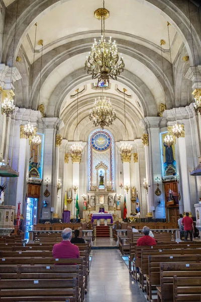 Janeiro Brazil 2020 Church Santo Antonio Dos Pobres Interior Catholic — Stock Photo, Image