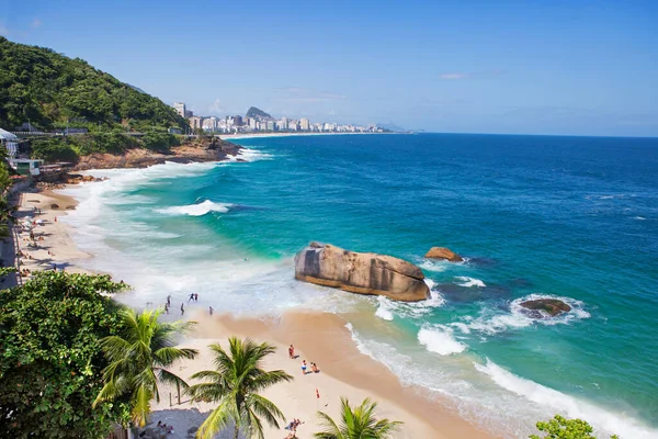 Ріо Жанейро Бразилія 2020 Пляж Готелю Sheraton Екклюзивний Зірковий Курорт — стокове фото