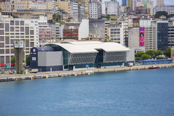 Salvador, Brezilya, 03 / 08 / 2020, Deniz Limanı. Gemi terminali. Gemi iskelesi All Saints Körfezi 'nde, El Salvador' un merkezinde..