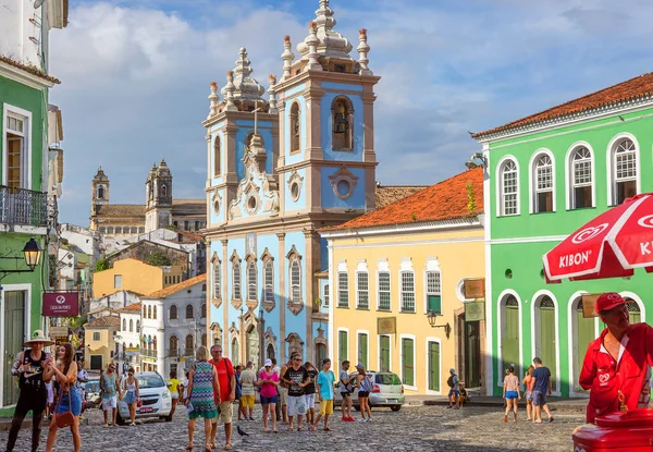 Salvador Brasil 2020 Ciudad Alta Pelourinho Pelourinho Antiguo Centro Histórico — Foto de Stock