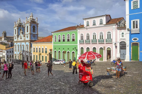 Salvador Brasilien 2020 Oberstadt Pelourinho Pelourinho Ist Das Alte Historische — Stockfoto