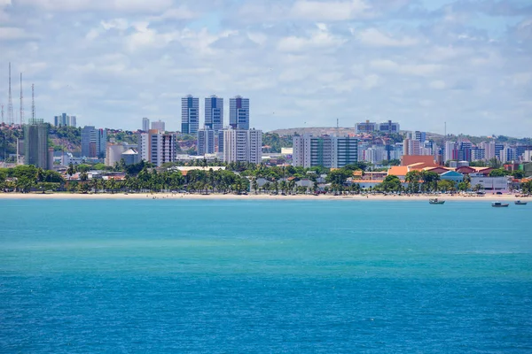 Maceió Brasil 2020 Vista Cidade Mar Cidade Maceió Está Localizada — Fotografia de Stock